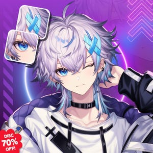 PFP , Custom PFP, PFP Commission, Anime commission, Profile picture, Pfp Twitch, Vtuber Pfp, Anime Pfp, Custom Anime, Anime/Manga Character