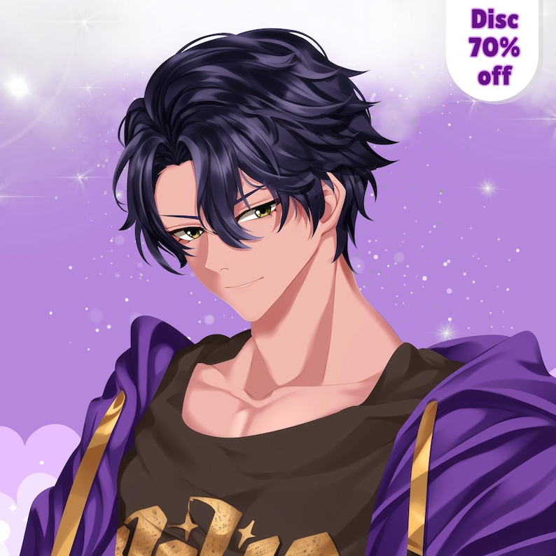 Custom Anime PFP Commission, Digital Avatar, Genshin, Couples, Twitch ...