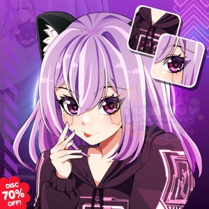 CUSTOM Pfp | pfp Commission | PFP | PFP Anime | Profile Icon | Vtuber pfp | Anime Character | discord pfp | Twitch | Anime Commission