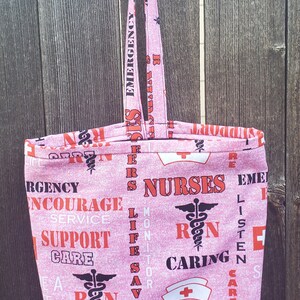 Nurses Vinyl-lined Classy Car Trash Bag / Item # CL1344