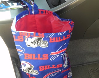 Buffalo Bills Vinyl-lined Classy Car Trash Bag / Item # CL145