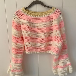 Crochet Cropped Sweater