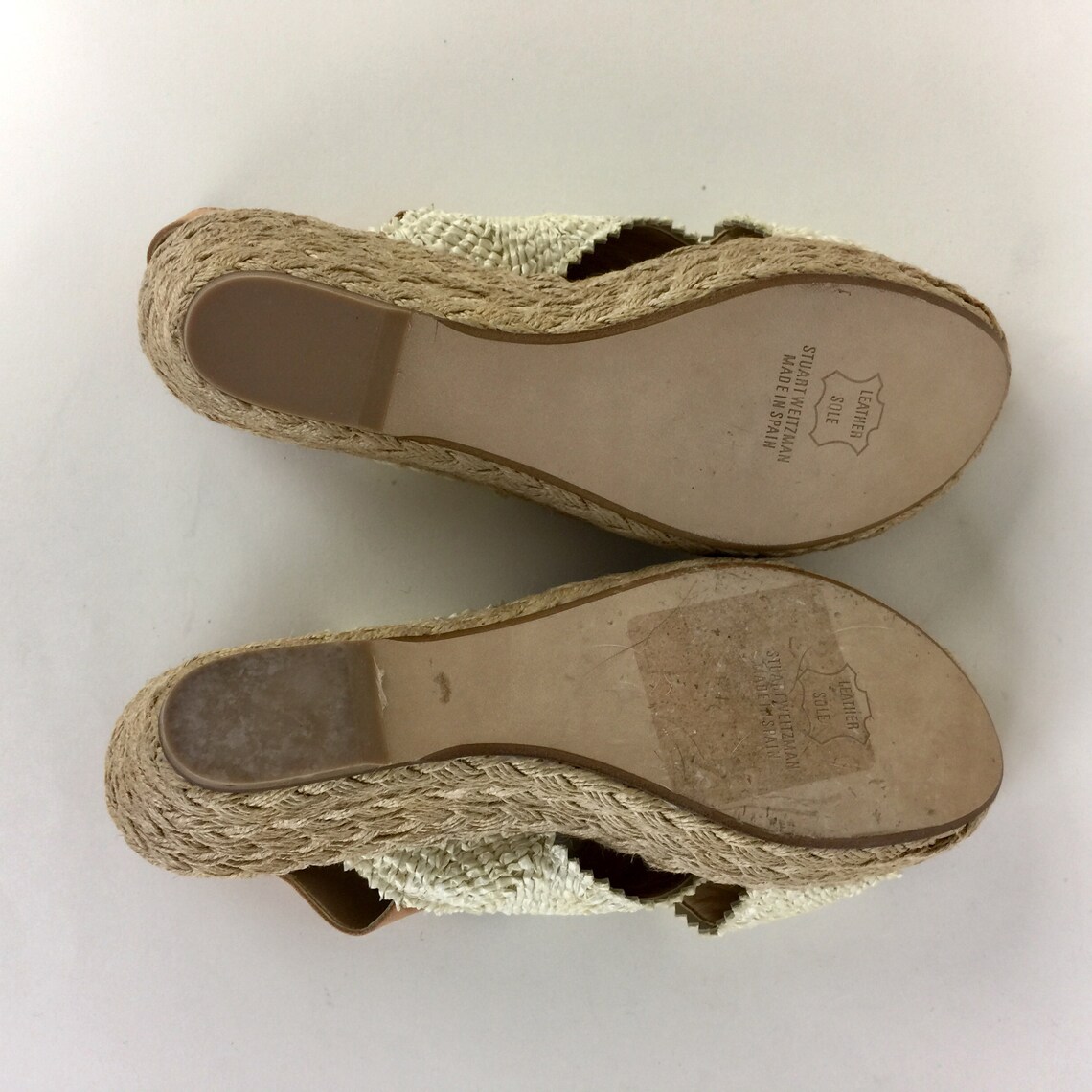 stuart weitzman raffia wedge