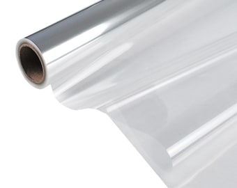 Craft And Party Clear Cellophane Wrap Roll, 16" X 100ft Cellophane Roll, Gift Wrap Roll - Not Folded