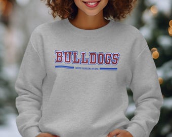 HBCU Sweatshirt, SCSU Bulldogs Sweatshirt, South Carolina State Sweatshirt, College Team Sweatshirt, Bulldogs Apparel