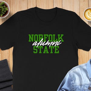 Norfolk State University T-Shirt, HBCU Pride Tee, College Spirit Wear, Norfolk State Spartans Apparel, University Support Shirt