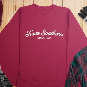 Texas Southern University Sweatshirt, HBCU Sweatshirt, HBCU Gift for Alumni