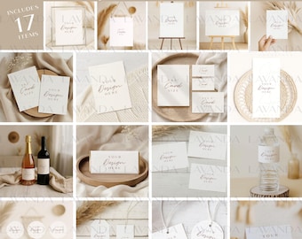 Party Decoration Mockup Bundle: Editable PSD + Canva (Digital Download)
