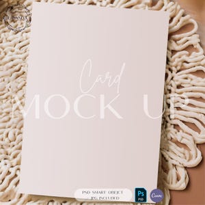 Maquette de carte de 5 x 7 ans, modifiable, invitation de babyshower bohème Maquette numérique de mariage, objet intelligent PSD, carte de voeux, invitation Canva
