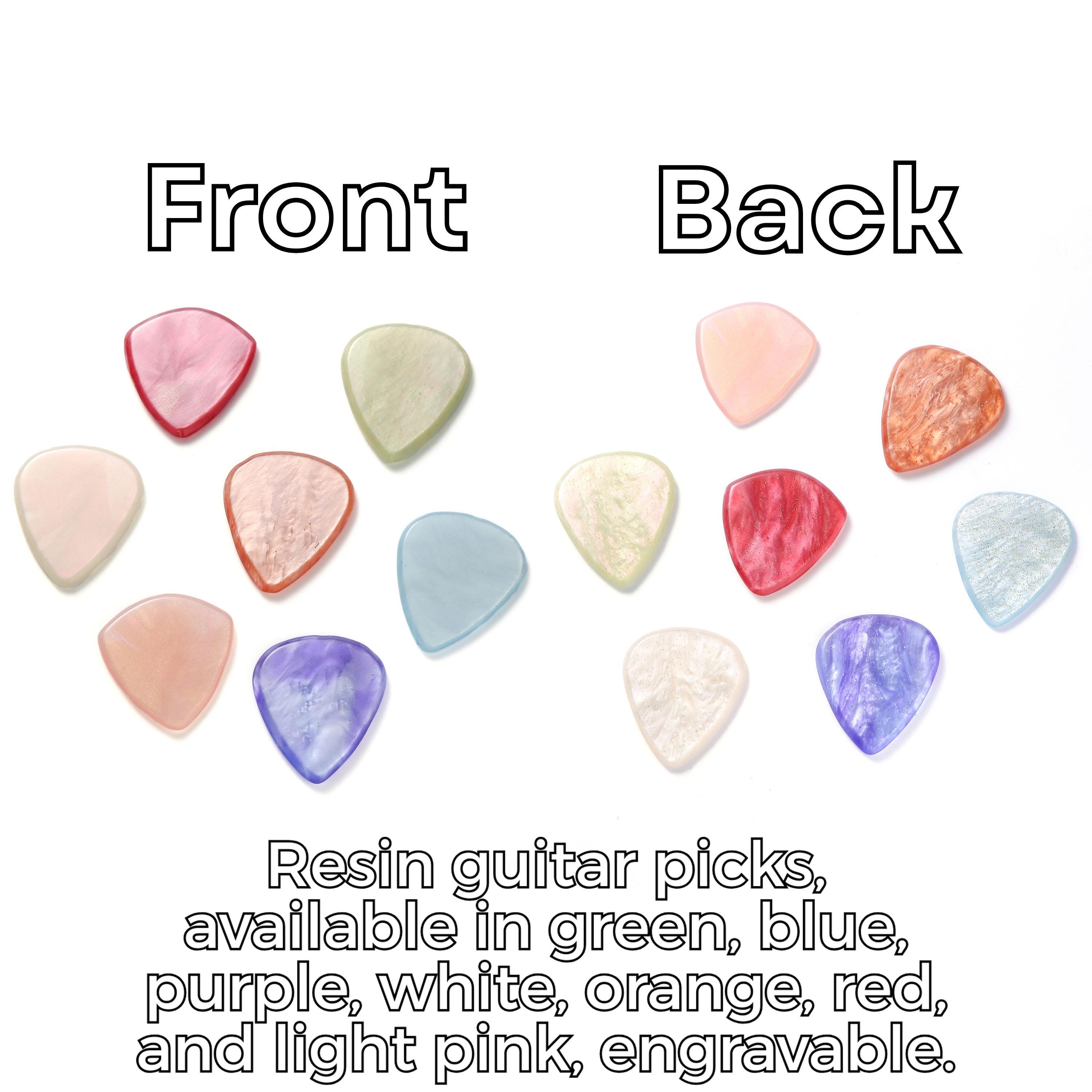 Custom Guitar Picks, Engraved Guitar Pick, Personalized Wooden Guitar ...