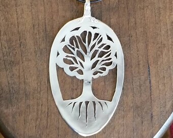 Handmade Sterling Silver Family Tree of Life Pendant