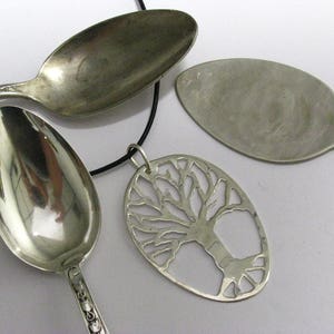 Handmade Sterling Silver Tree of Life Family Tree Pendant