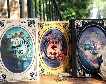Empyrean Series/ Fourth Wing Iron Flame and Onyx Storm by Rebecca Yarros/ Special Rebound Editions/ Made to Order