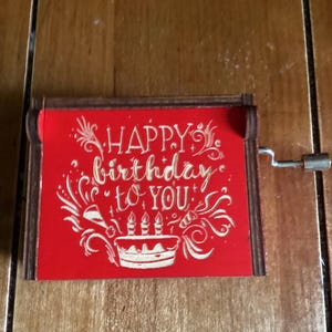 Happy Birthday Music Box, Birthday Gift