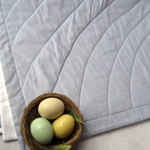 Items similar to organic baby quilt / eco friendly crib quilted blanket