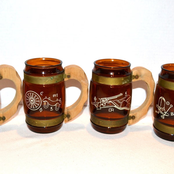 Vintage Western Rider Roper Rancher Mugs