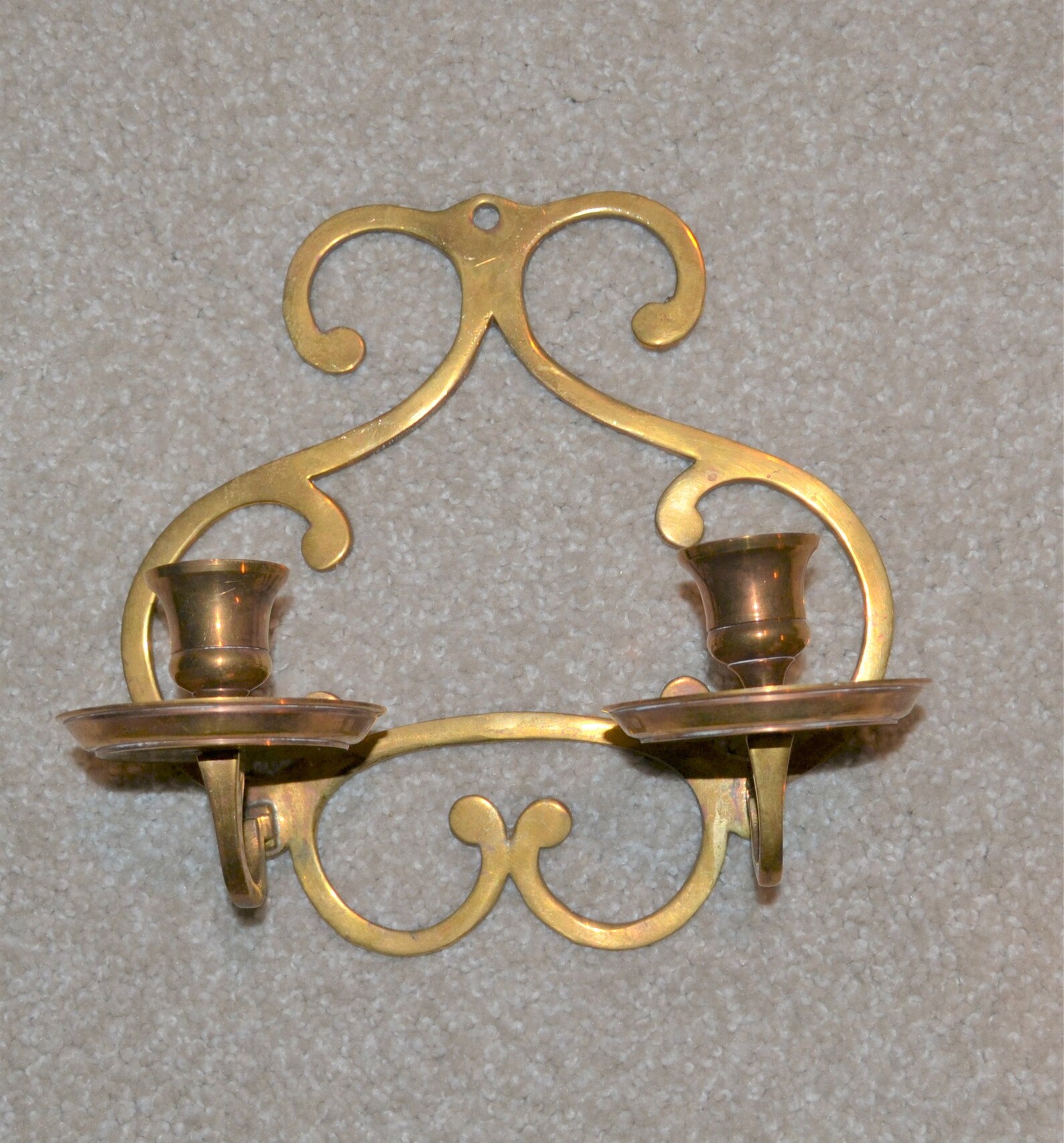 Vintage Brass Wall Decor - Etsy