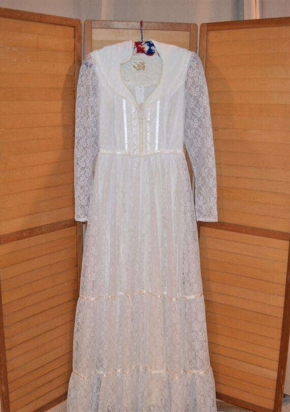 Vintage Gunne Sax Lace Galore 1970's
