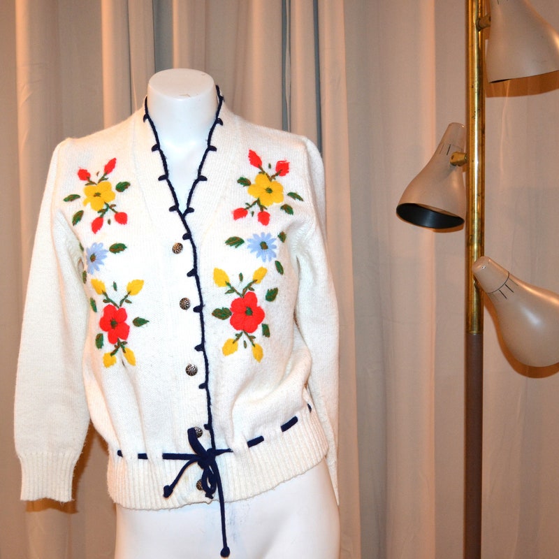 White Cardigan - Etsy