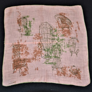 Vintage Jeanne Miller Hanky, Boho, Eklektisch, Pflanzen & mehr
