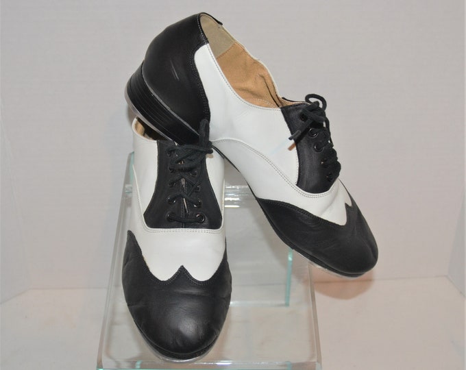 Leo's Spectator Tap Shoes Vintage Etsy