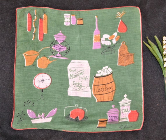 Vintage Hanky Love the General Store - Pat Prichard