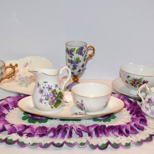 Vintage Violet Collection 1950&#39;s Serving Glass and More