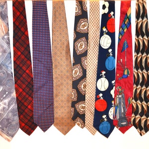 Vintage Men&#39;s Ties Collection of Nine Pendleton Sports Snoopy Brooks Bros & More
