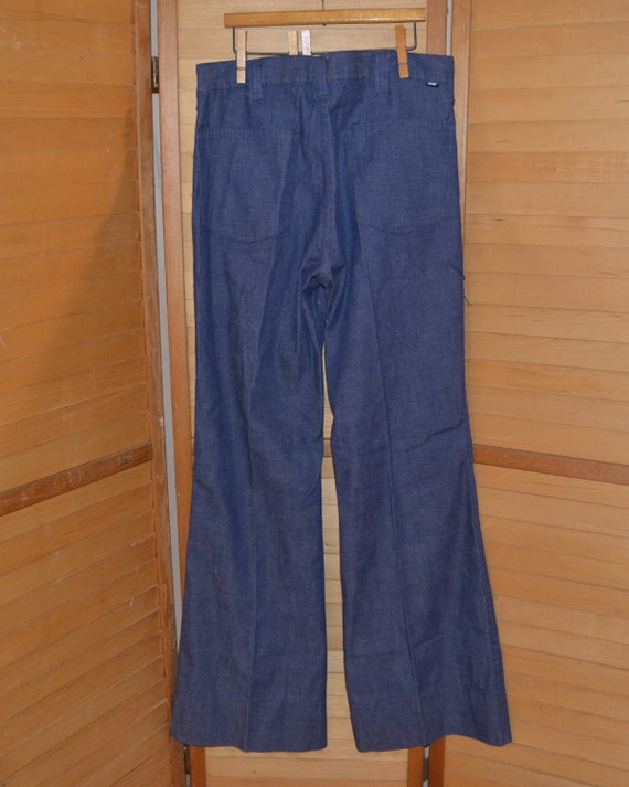 Vintage 1970's Flare Denim Jeans These scream Hip… - image 4