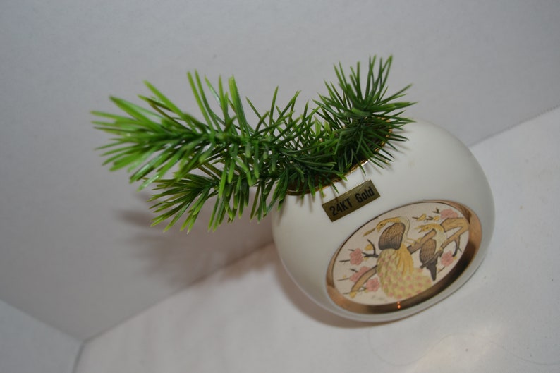 Vintage Chokin Art Peacock Vase