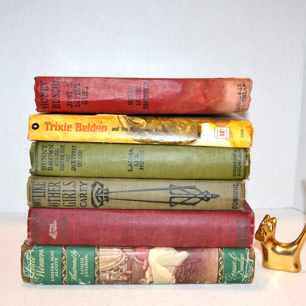 Antique Girls Book Collection 1930's to 1960's Amazing Finds