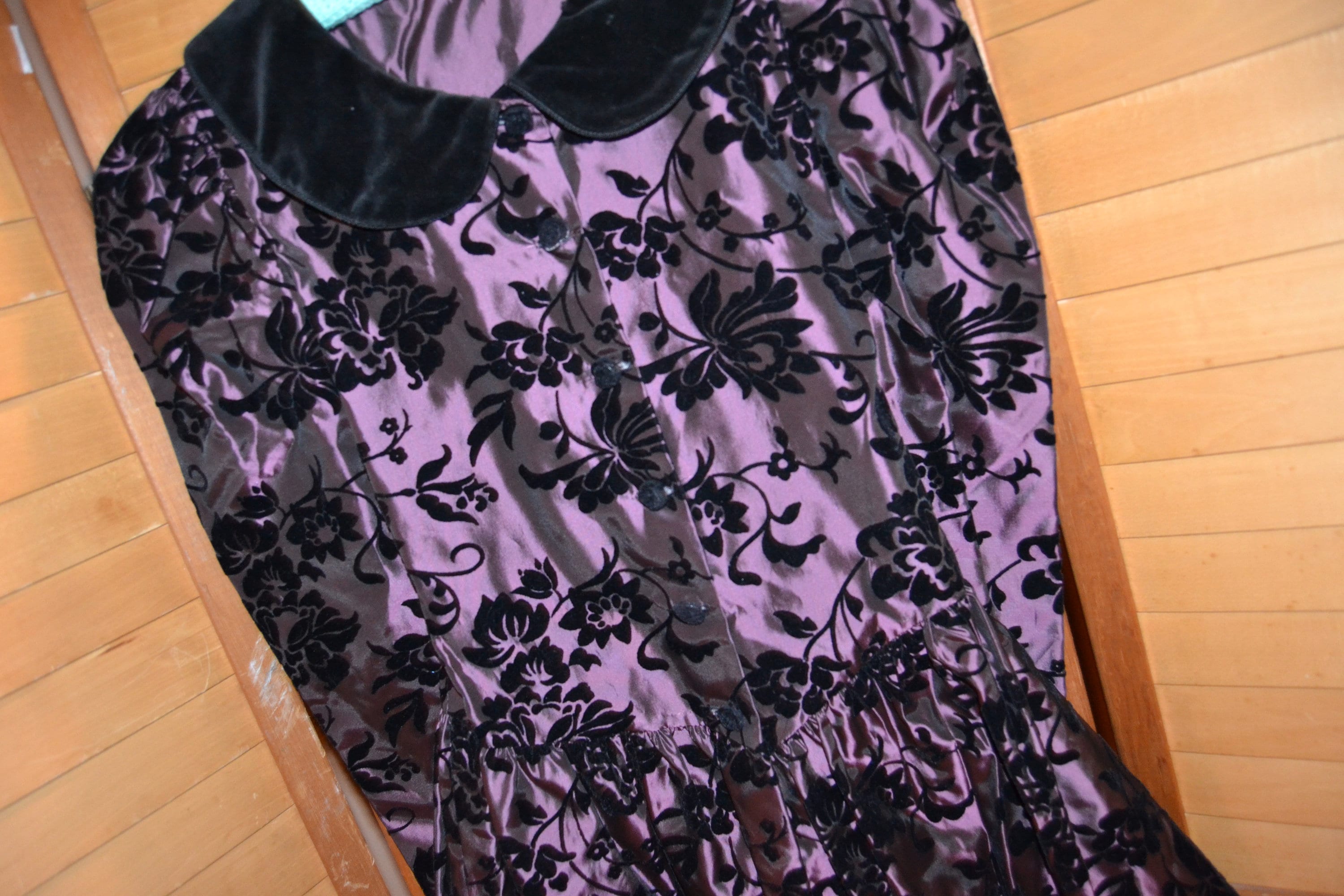 strapless open back dress FW'24: Lace Overlay Dress in Purple Nightshade (Pre-Order) main image 0
