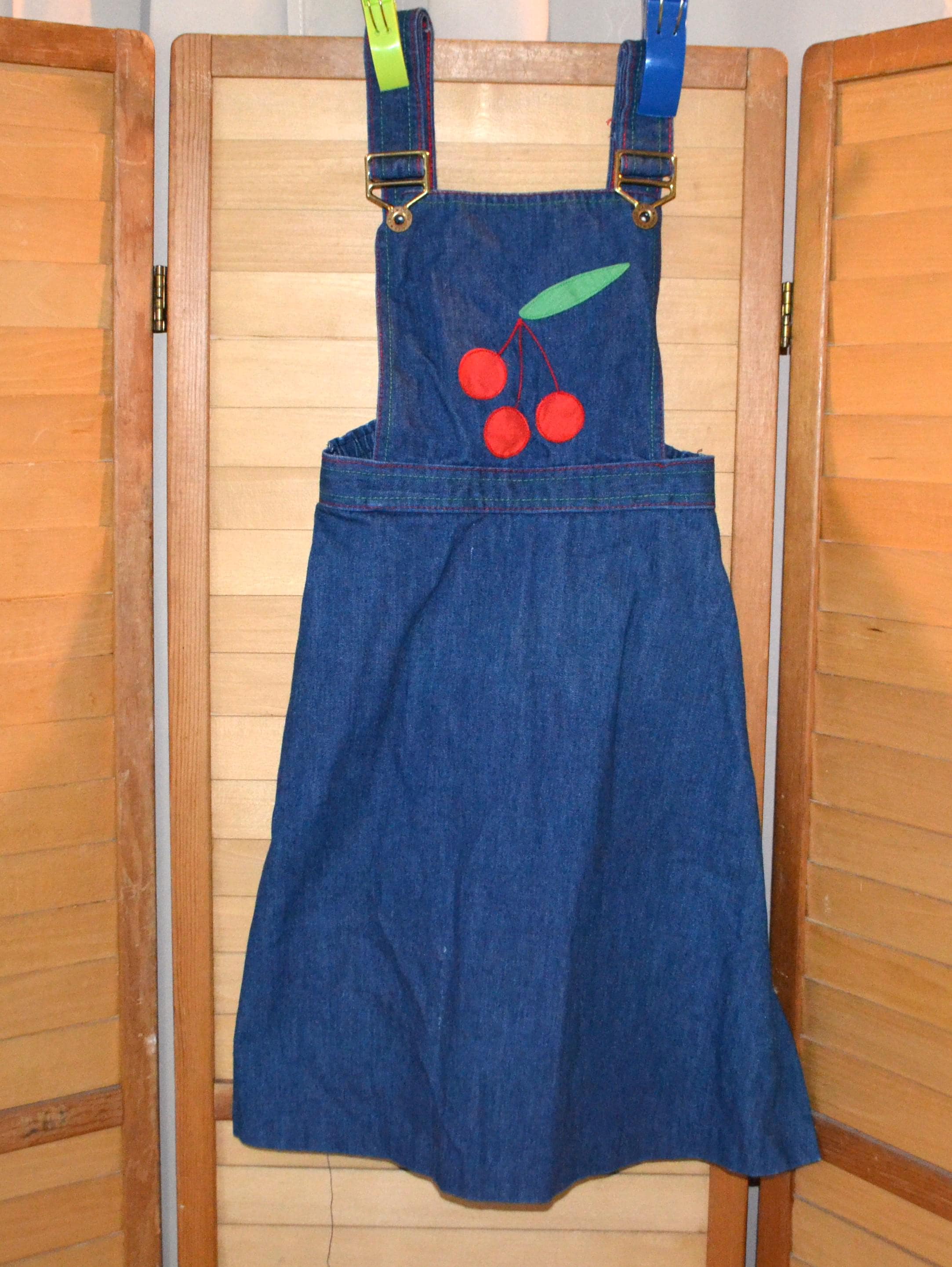 70s Cherry Dress - Etsy