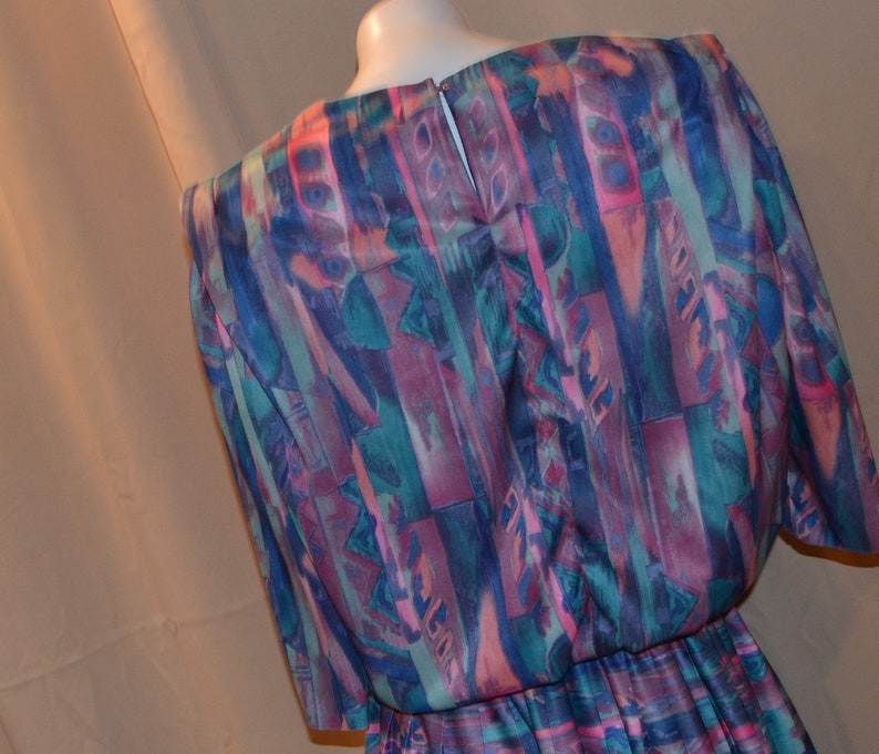 Vintage Dress Palm Springs Desert Print