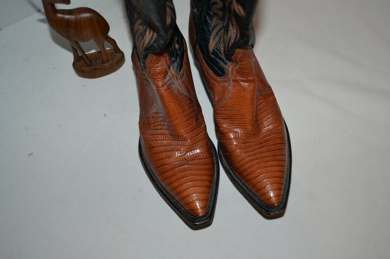 Vintage Cowboy Boot Tony Lama | Etsy
