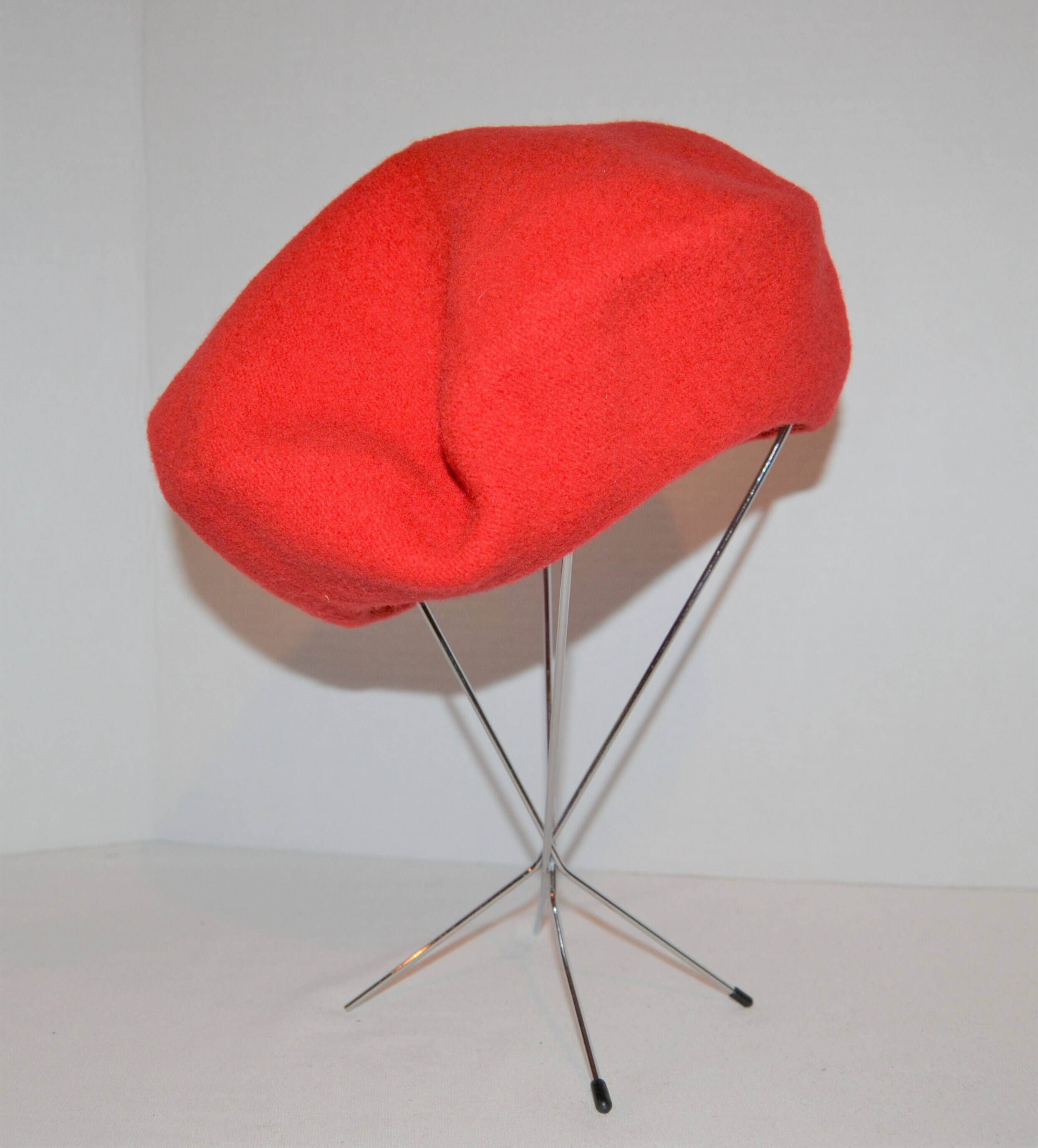 Vintage Beret Red Wool Basque | Etsy