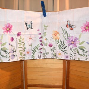 Vintage Valance Jardinière French Countryside Pair of Two