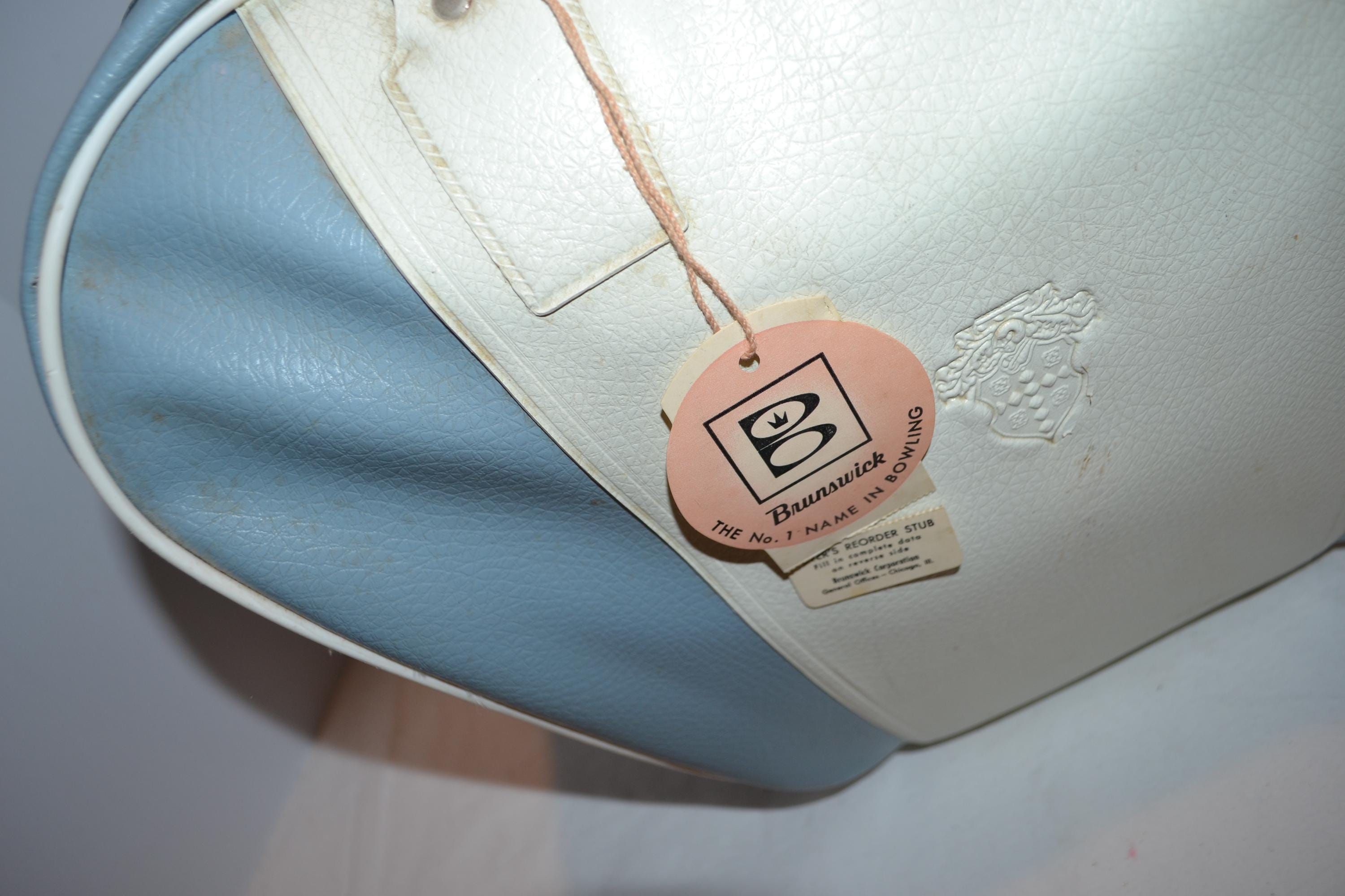 Vintage Bowling Bag Rocking Blue Retro 1960's Betty