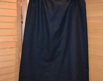 Vintage Skirt Pendleton Woolen Black