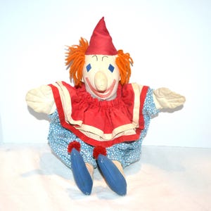 1940's Clown Patches with Calico and Pom Poms