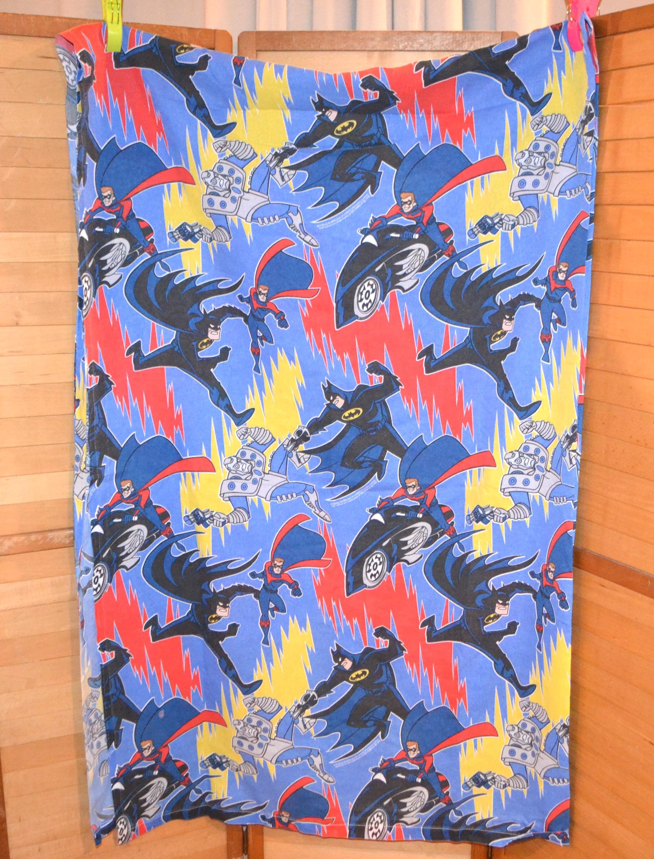 Vintage Batman & Robin 1990's Sheet With Mr. Freeze - Etsy