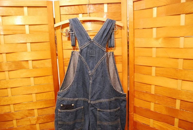 Vintage Denim Overalls Hipster Fashion