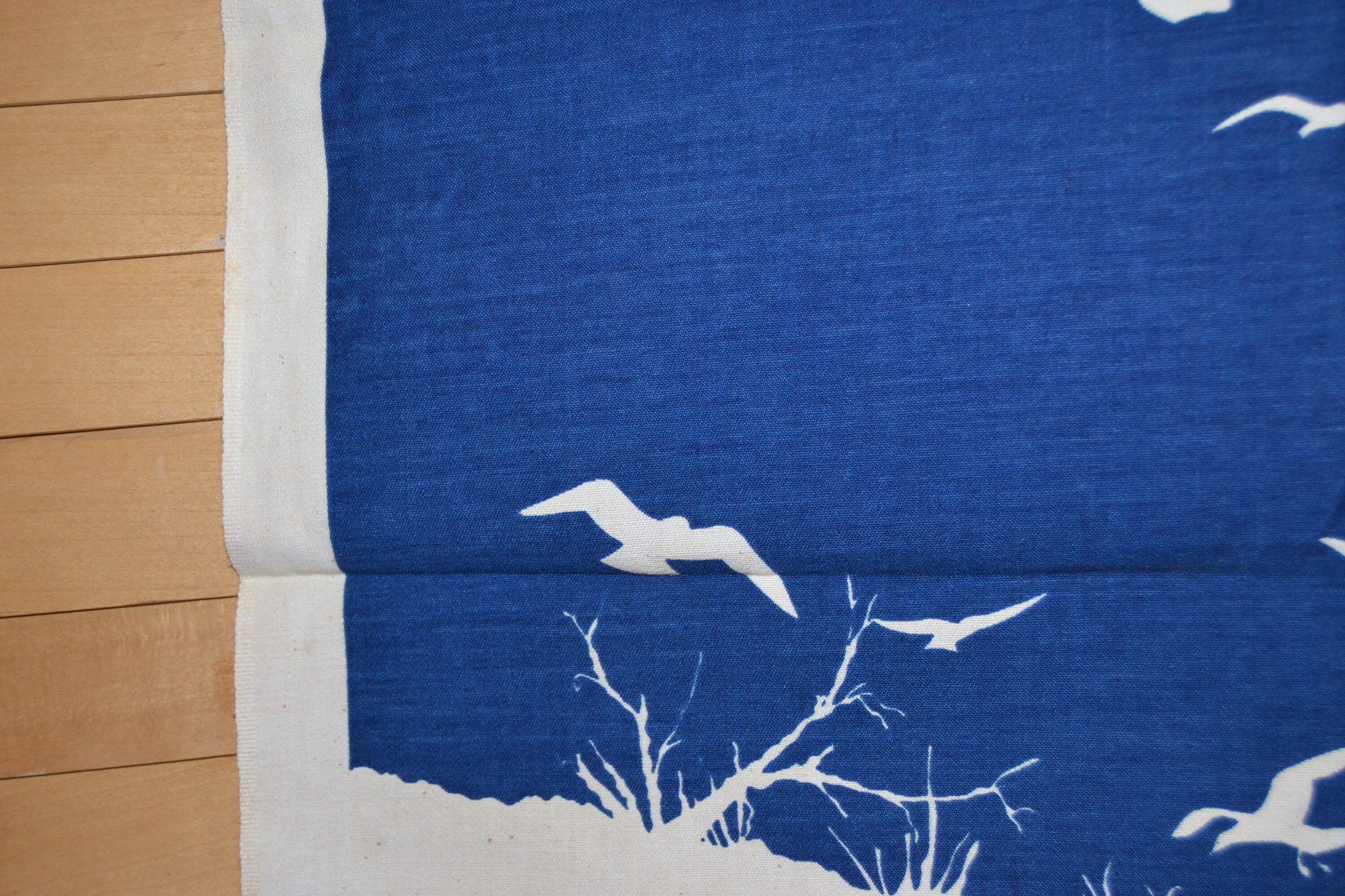 Marushka Birds on Blue Modernism Logo - Etsy