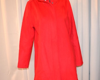 Pendleton Red Wool Car Coat Timeless Preppy Winter
