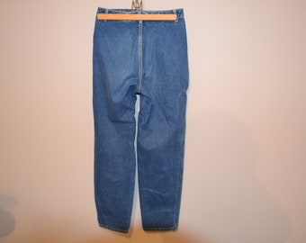 Vintage Jeans Yoke Peg Leg High Rise 80's to 90's Designer