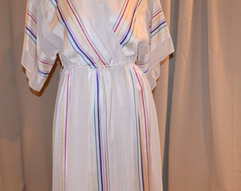 Vintage Dress Scarf with Reto Mod Colors