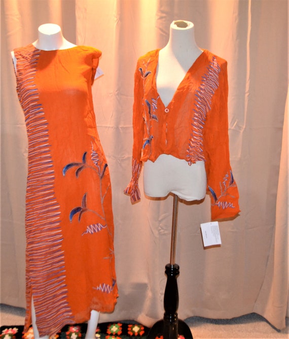 Gypsy Slip Dress with Bolero Cover