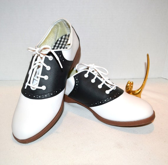 Vintage Saddle Shoes Ladies Replica of 1950's Created Y2K - Etsy