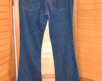 Escada Vintage Denim Jeans Y2K Flare Designer