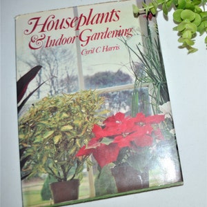 Houseplants & Indoor Gardening Book 1970&#39;s Guide